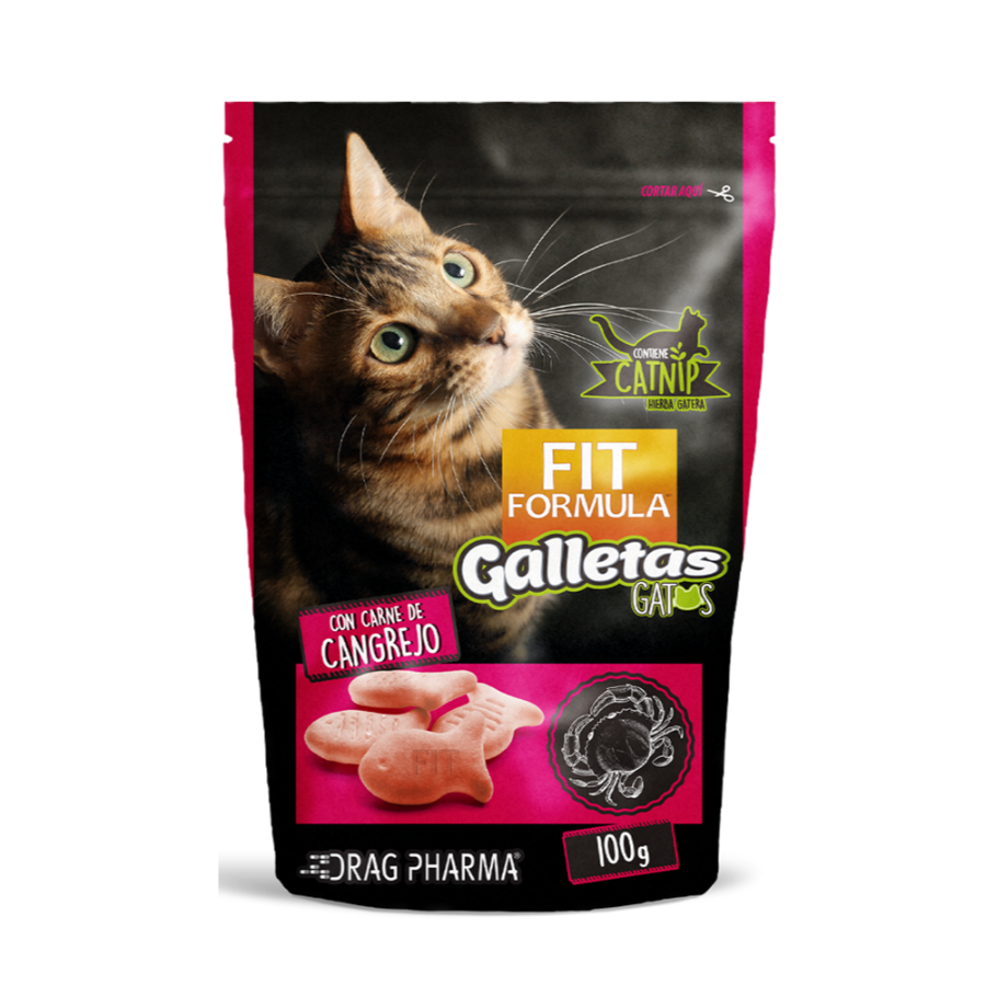 Galleta para gatos con carne de cangrejo 100 GR